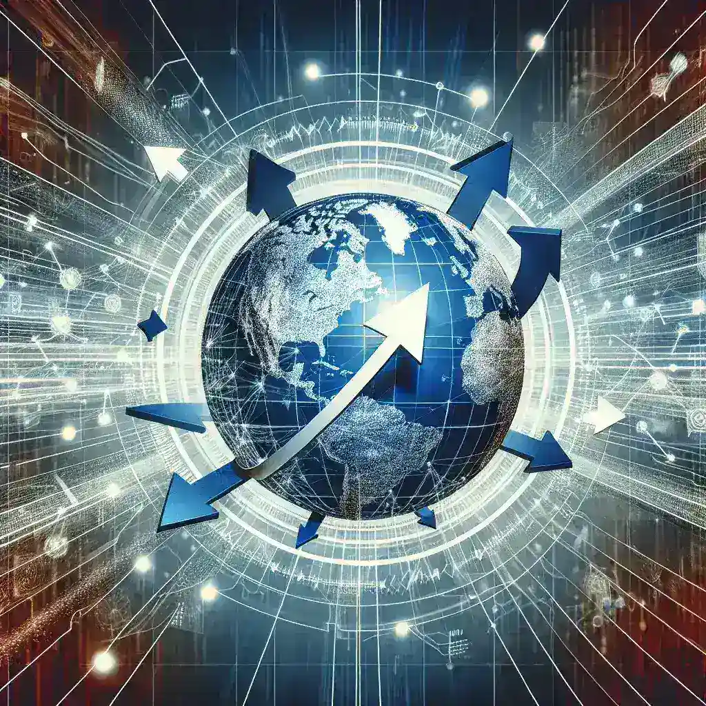 "Illustration of web infrastructure load prediction services dashboard displaying real-time data analytics and performance metrics for optimizing digital operations."