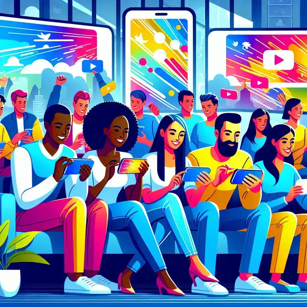 "Person using a TikTok video downloader app on a smartphone to save favorite TikTok videos, illustrating steps from The Ultimate Guide to TikTok Video Downloaders."