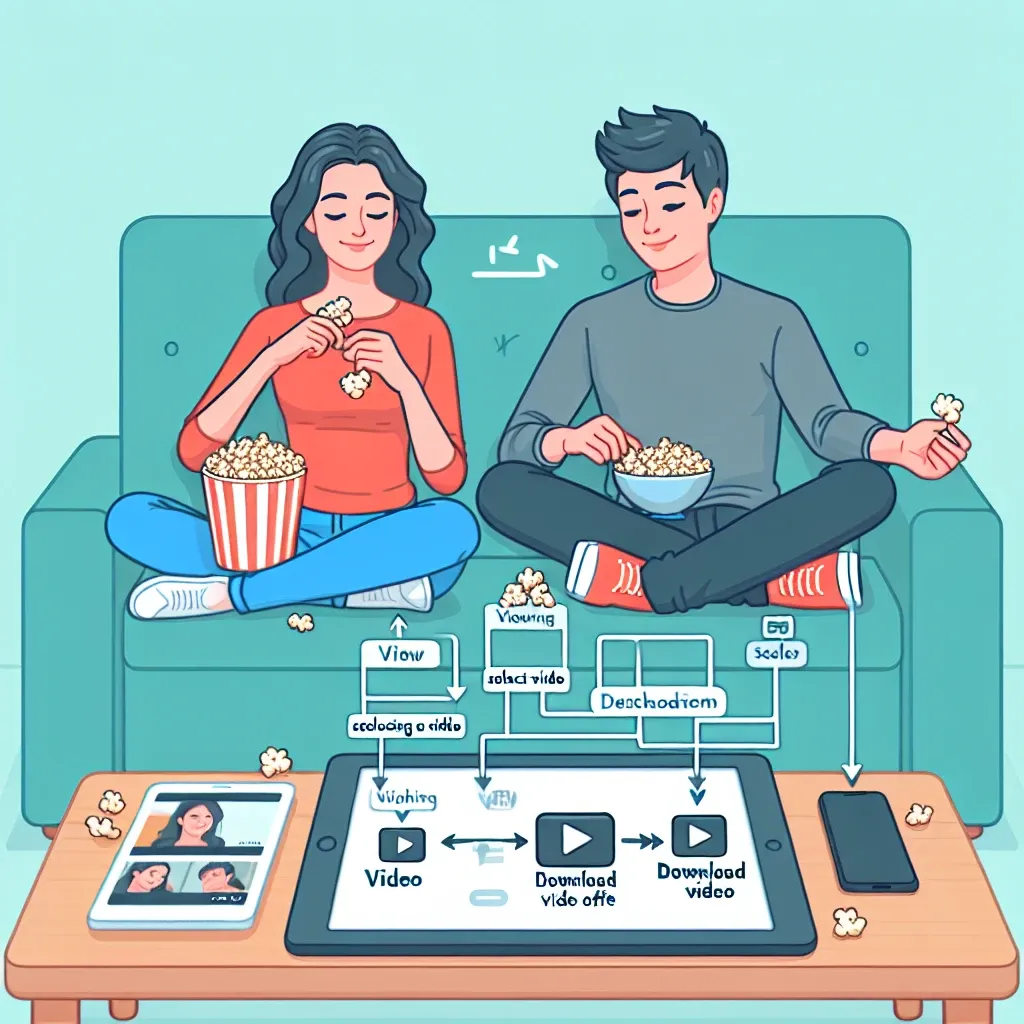 "User downloading TikTok video using a popular TikTok downloader app on a smartphone, showcasing seamless content saving in the Ultimate Guide to TikTok Video Downloaders."