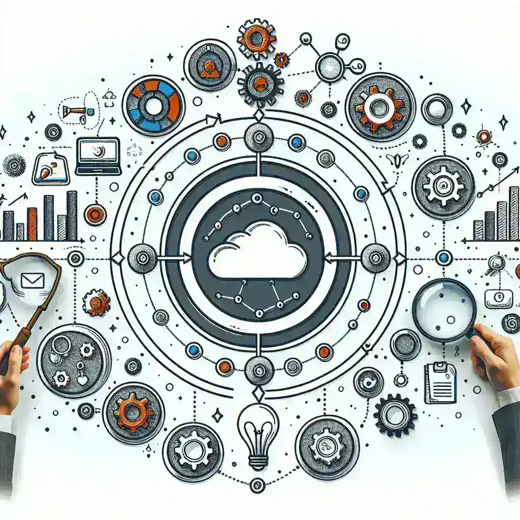 "Infographic illustrating key SaaS tools for feature lifecycle analytics, showcasing product development intelligence, with graphs and charts for data-driven decision making."