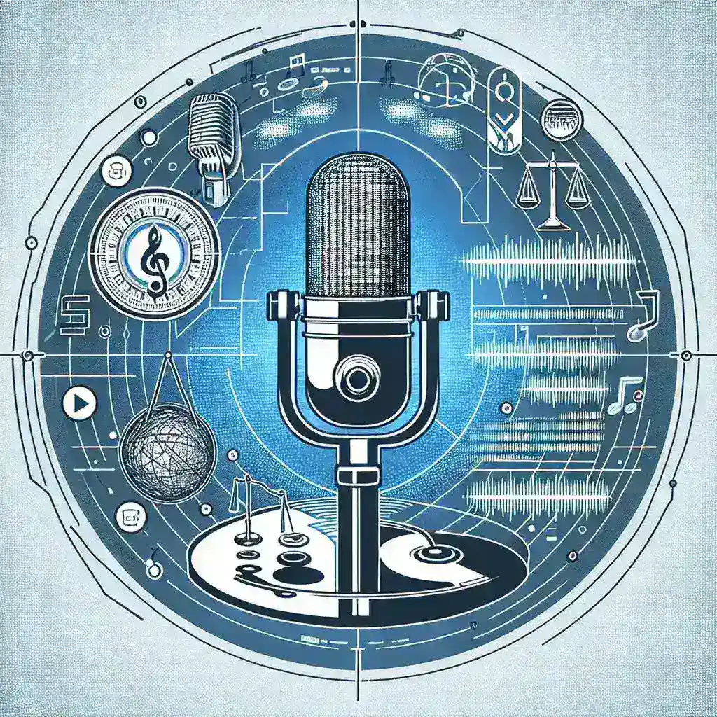 "AI voice cloning technology showcasing a digital interface with sound wave patterns and a voice sample analysis, illustrating the ethical considerations and applications discussed in the article 'AI Voice Cloning Services: Ethics & Technology Breakdown.'"